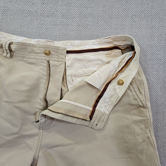 Tori Richard Honolulu Shorts Men's 38 Tan 4 Pockets 10" Inseam Classic EUC - Picture 9 of 9
